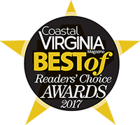 Coastal Virginia Magazine Best of Readers Choice Awards 2017