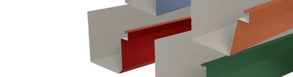 A rendering of box gutter design