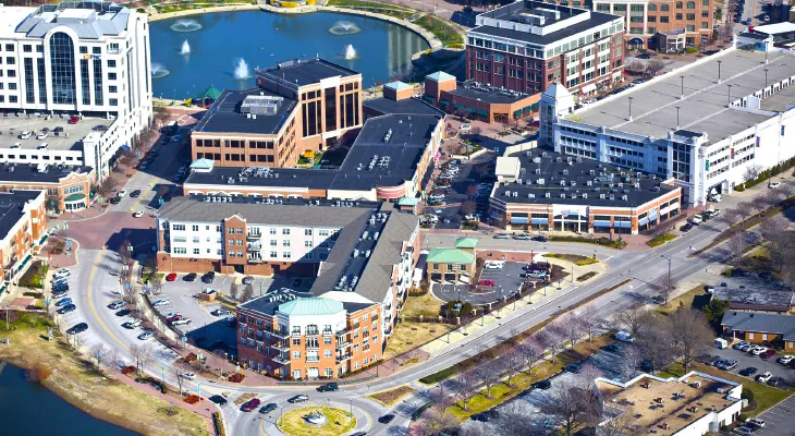 City Center at Oyster Point - by Tidewater Roofing
